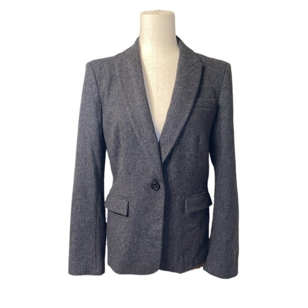 Banana Republic Wool Blend Charcoal Blazer | Sz 10